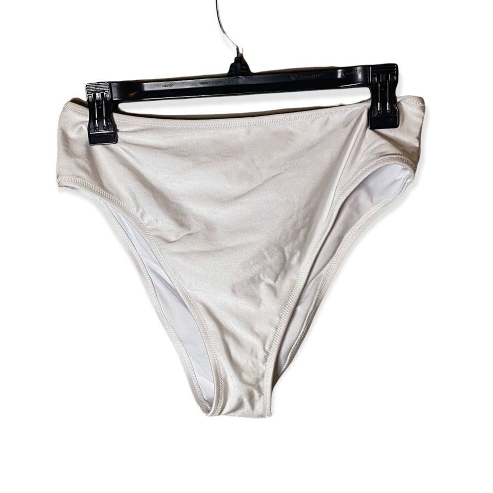 Nwt Relleciga White Bikini Swim Bottom